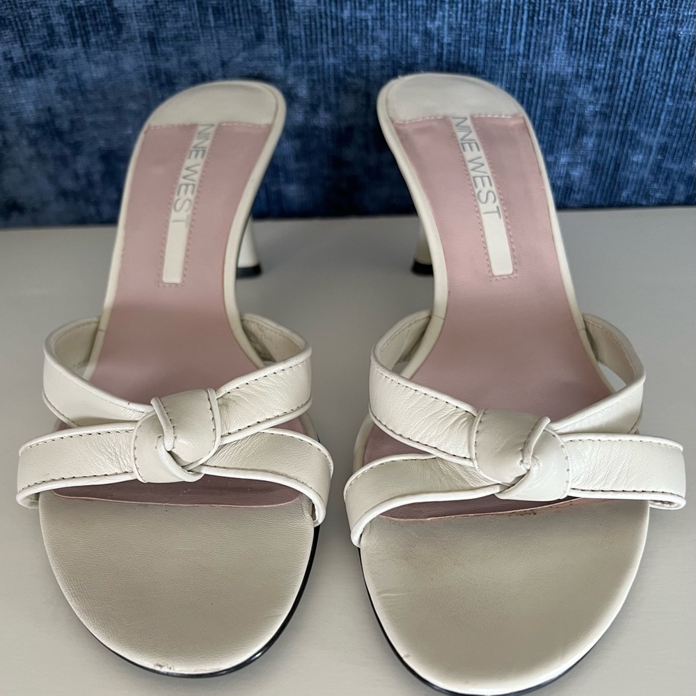 Nine West Sandals, Size 6, Bone color